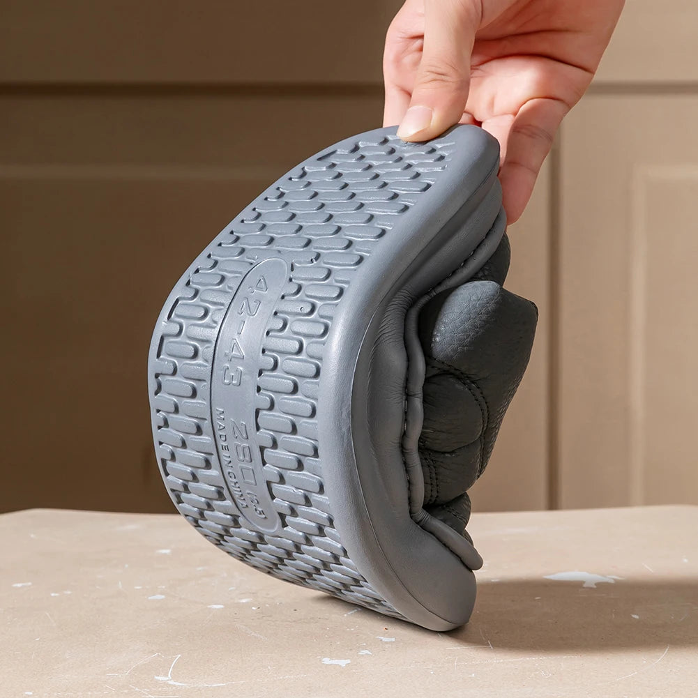 Men's Warm Memory Foam Plush Slippers | Cozy Winter House Shoes