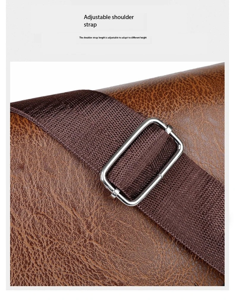Stylish PU Leather Business Shoulder Bag | Ideal for Professionals