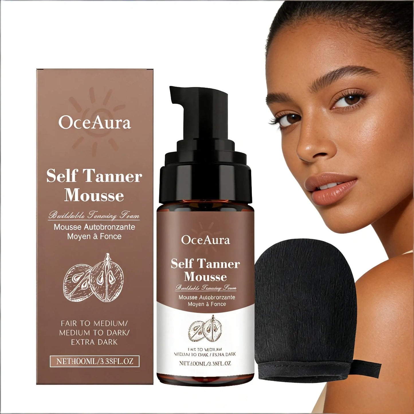 Organic Self Tanning Mousse | Nourishing Sunless Tan Foam