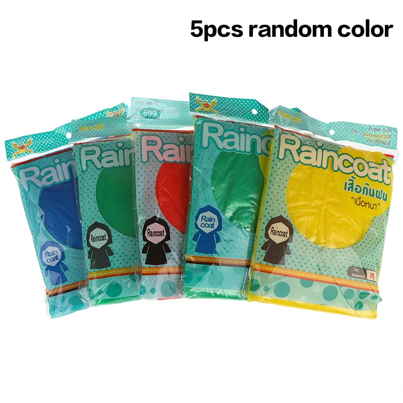 Lightweight Waterproof Raincoat | Multicolor Outdoor Rainwear