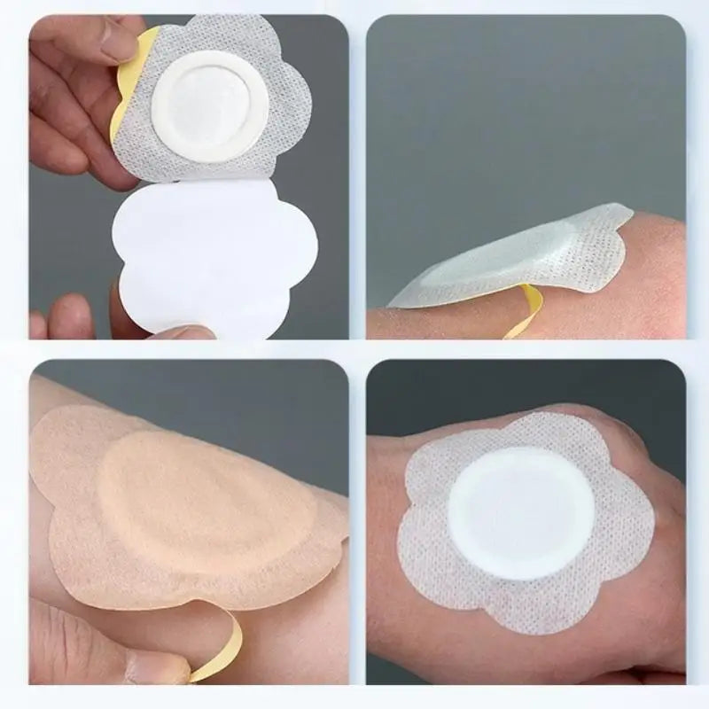 50pcs Disposable Castor Oil Pack Stickers | Hypoallergenic Belly Button Protectors