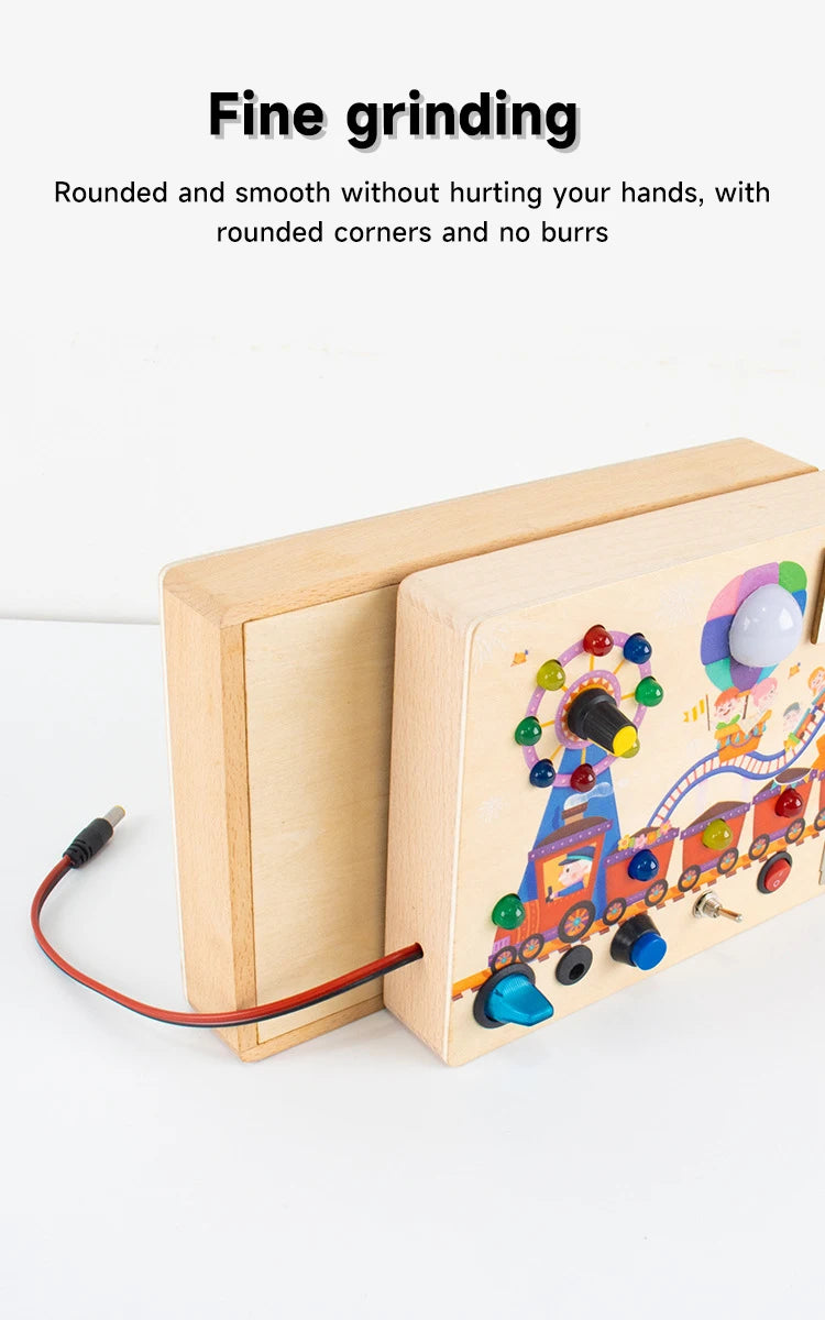 Engaging LED Busy Board | Interactive Sensory Toy for Kids