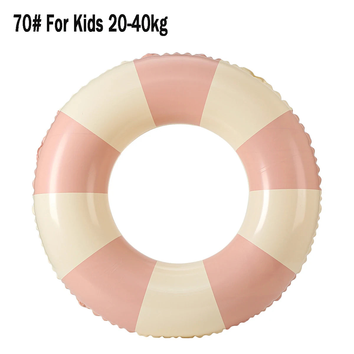 Inflatable Vintage Striped Pool Float | Stylish Swim Tube for All