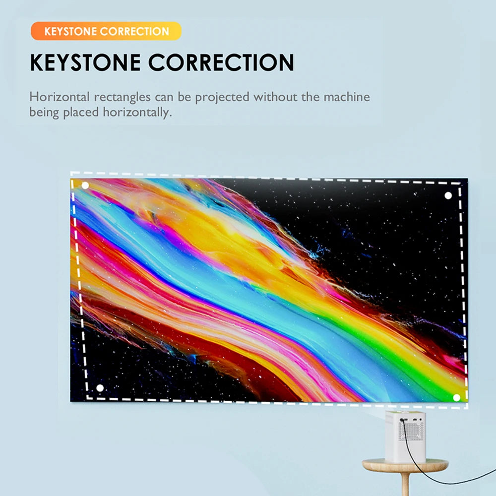 Full HD Mini Projector | Portable 1080P Bluetooth Home Theater