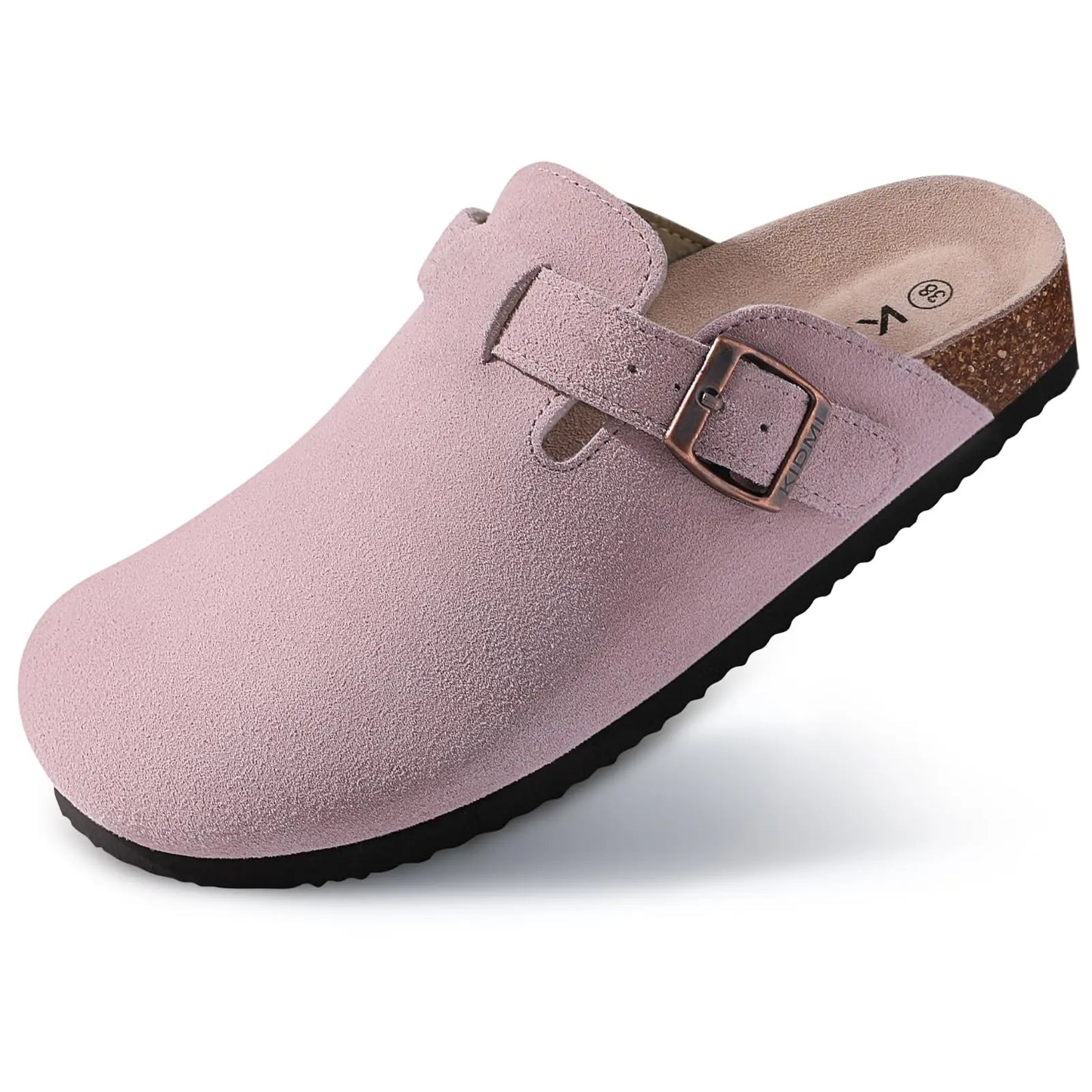 Comfortable Suede Clogs with Arch Support for All-Day Wear
