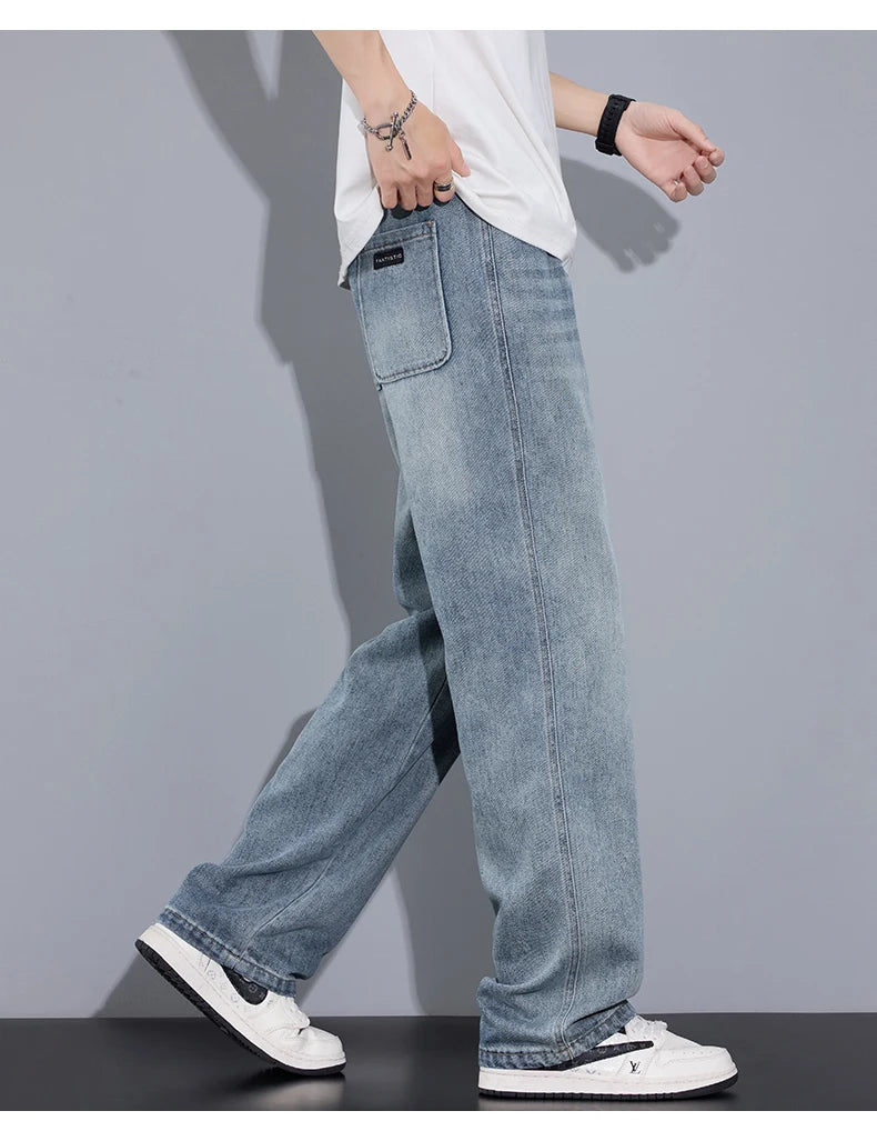 Men's Loose Vintage Casual Straight Jeans | Effortless Style