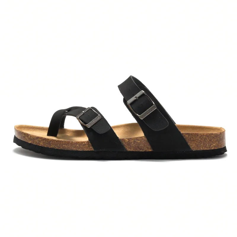 Summer Women's Cork Slippers | Trendy Casual Beach Footwear