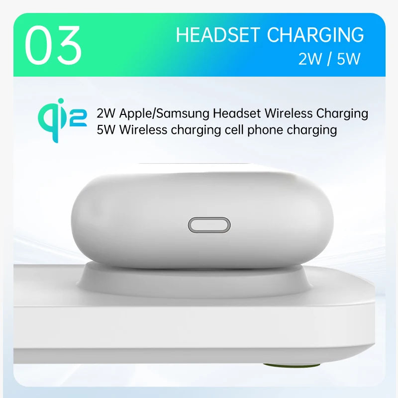 3-in-1 Magnetic Wireless Charger | Fast Charging Stand for Apple Devices