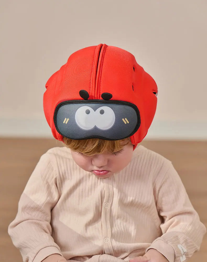 Cute Ladybug Baby Helmet | Safe Anti-Shock Headgear for Infants