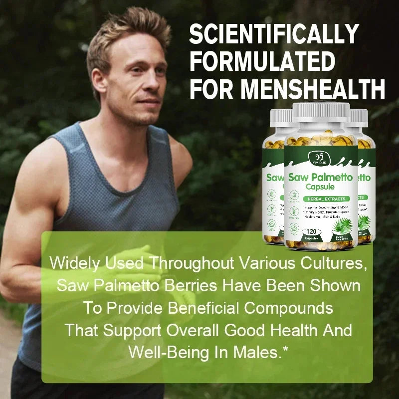Saw Palmetto Supplement for Prostate Health & Hair Growth