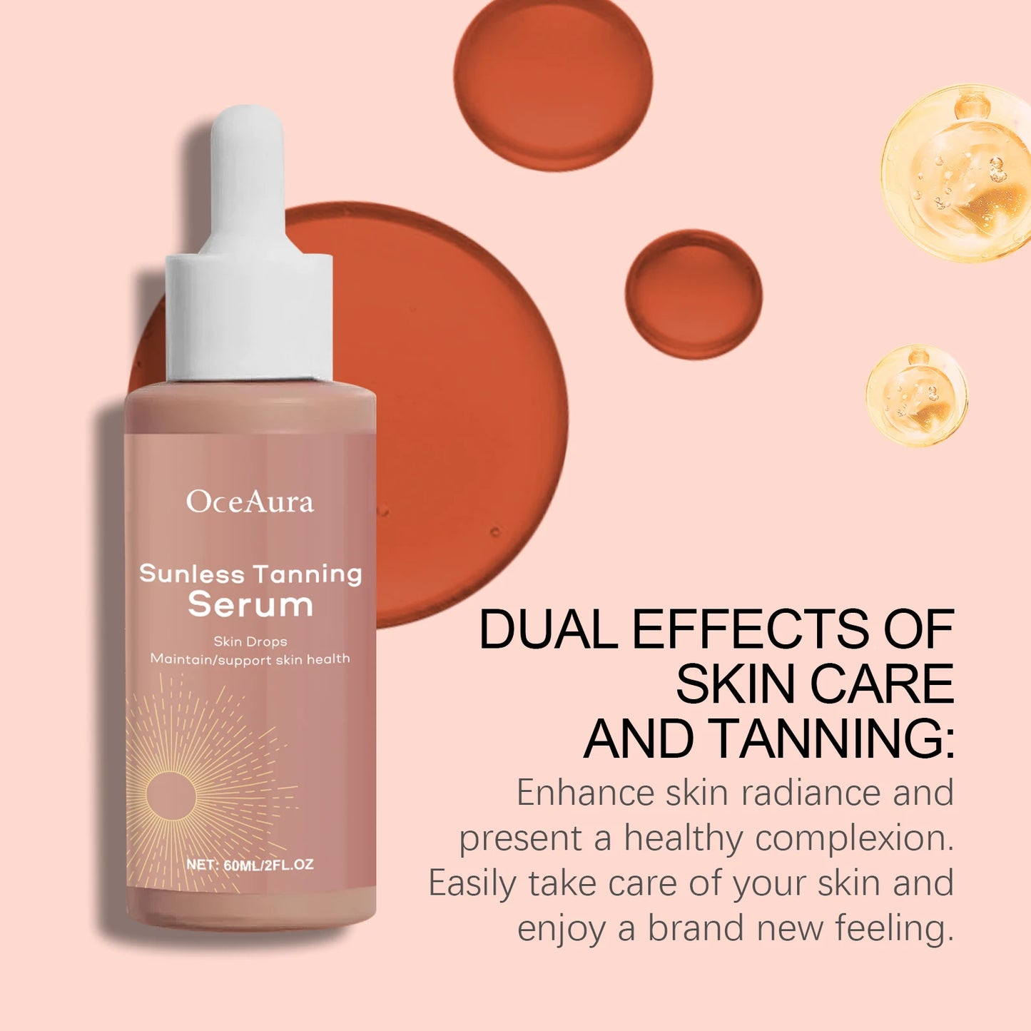 Sunless Self Tanning Drops | Long Lasting Natural Tan Serum