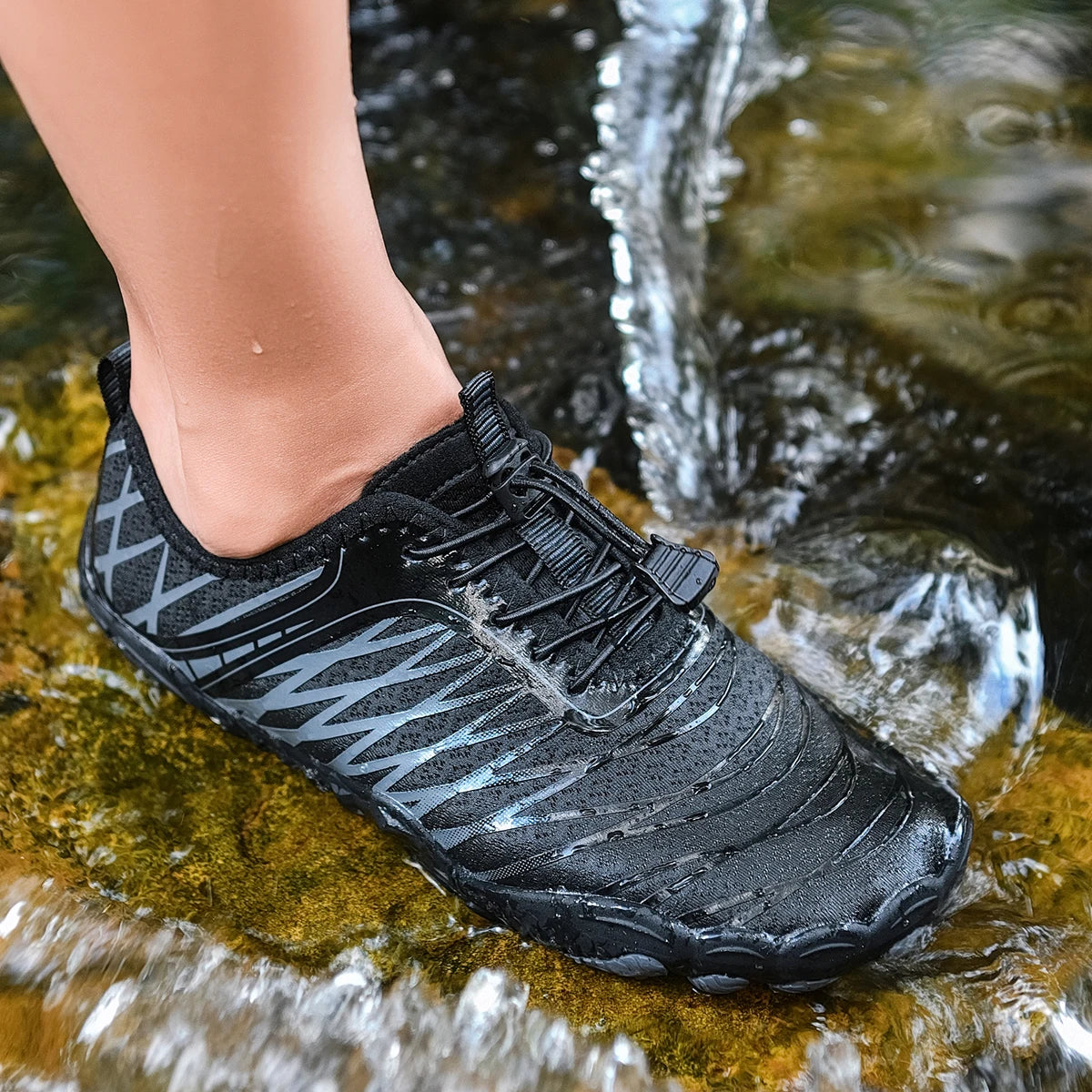 Unisex Wide Toe Barefoot Sports Water Booties for All Activities