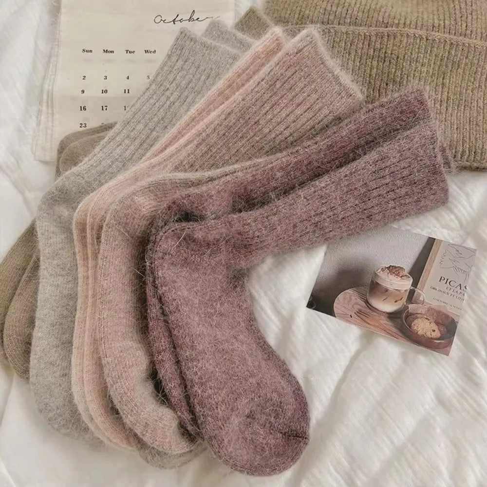 Women's Thermal Cashmere Wool Socks | Chic Harajuku Style