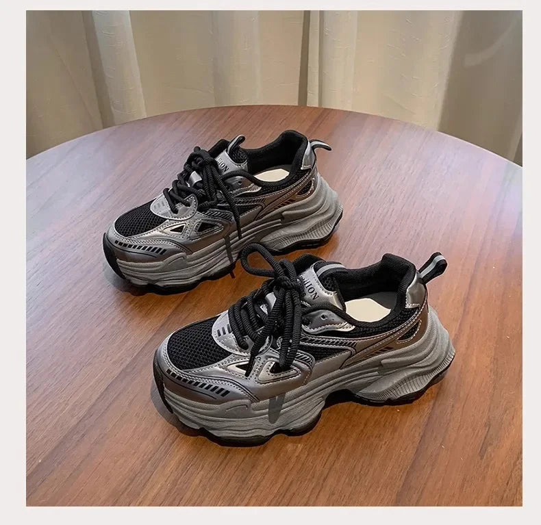 Fashionable Casual Platform Sneakers for Women | Comfortable Sports Shoes