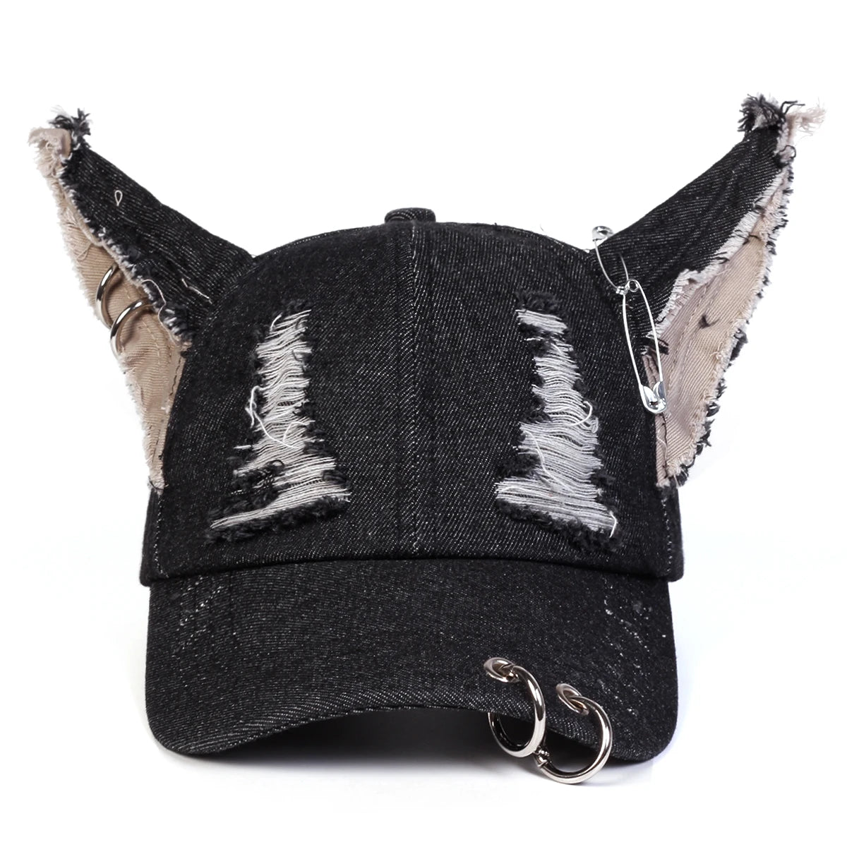Gorra de béisbol de vaquero unisex con bonito diseño de orejas | Gorra casual ajustable