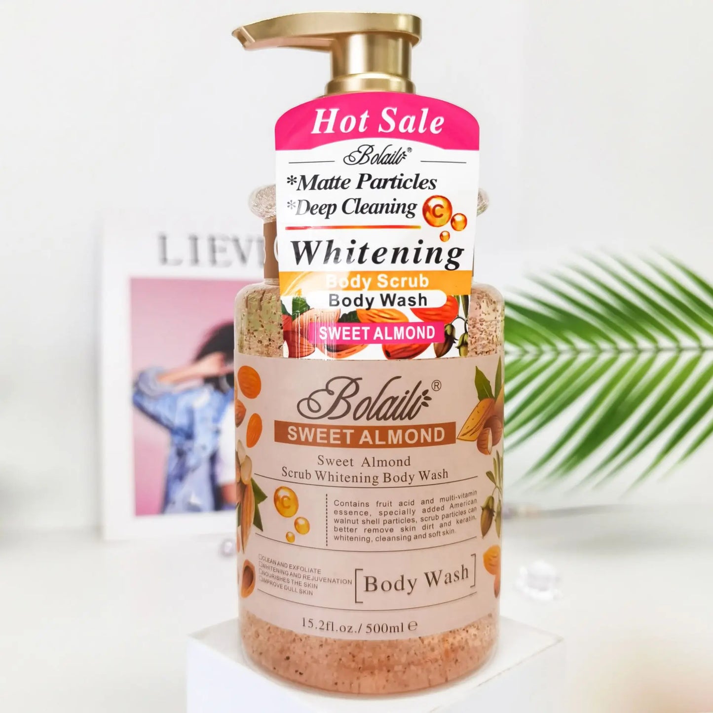 Exfoliating Almond Scrub Body Wash | Deep Clean & Moisturize