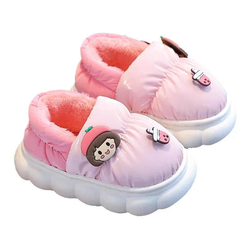 Children's Warm Plush Slippers | Cozy Anti-Slip Winter Footwear