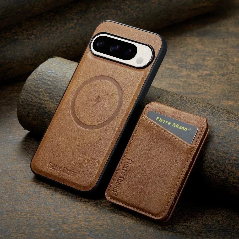 Detachable 2 in 1 Leather Wallet Case for Google Pixel | Card Holder