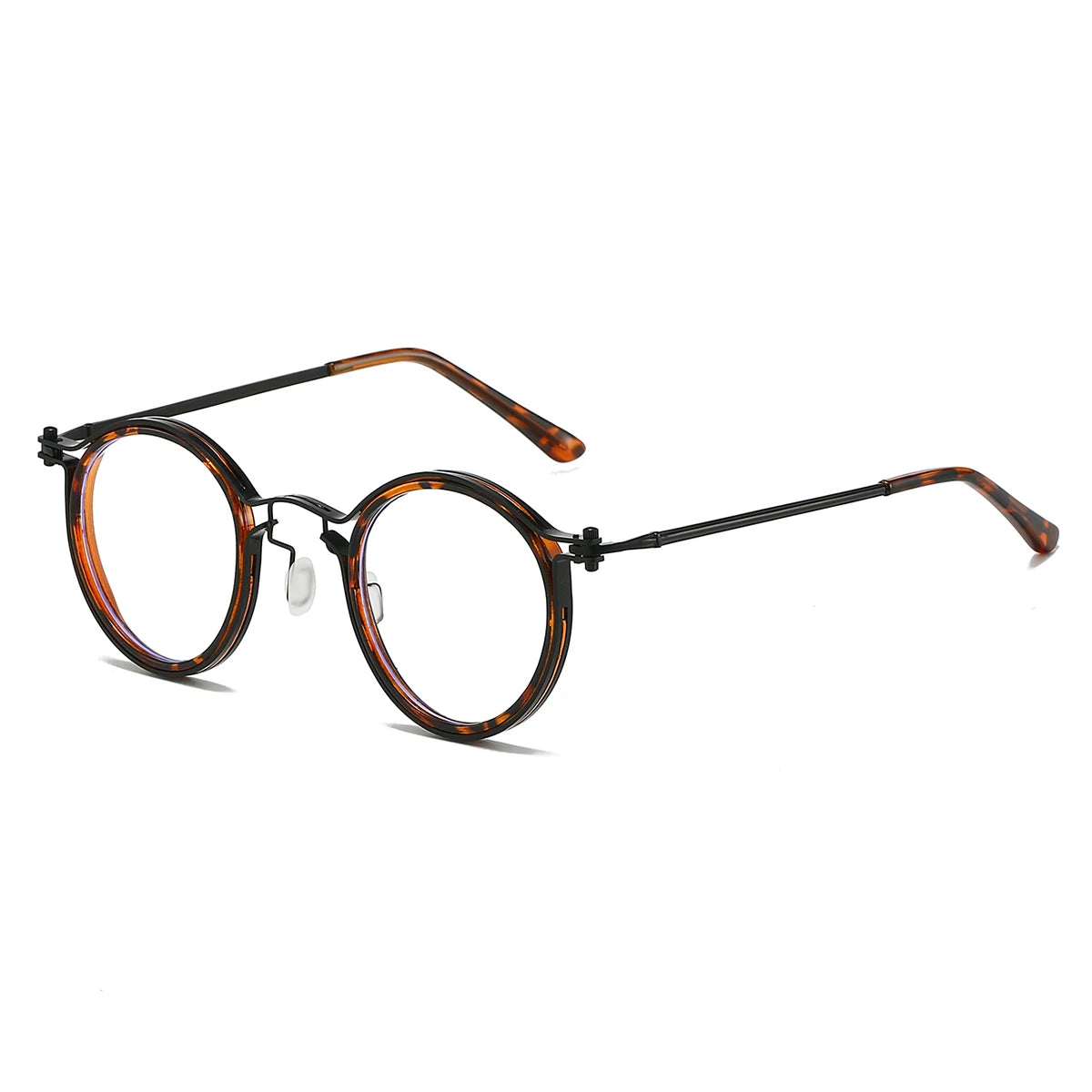 Stylish Retro Round Glasses | Chic Blue Light Blocking Eyewear