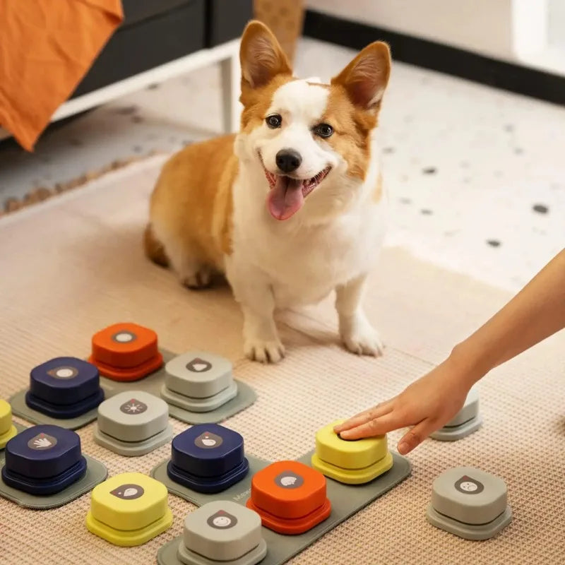 Botones interactivos para perros que hablan para el entrenamiento de comunicación de mascotas