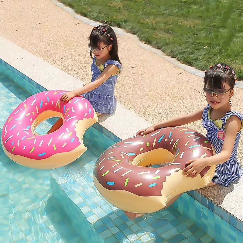 Giant Inflatable Donut Swimming Ring | Fun Pool Float Toy