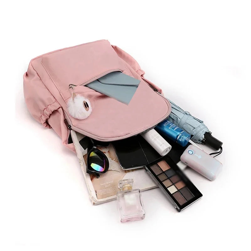 Retro Wolf Head Paw Backpack | Stylish Casual School Rucksack