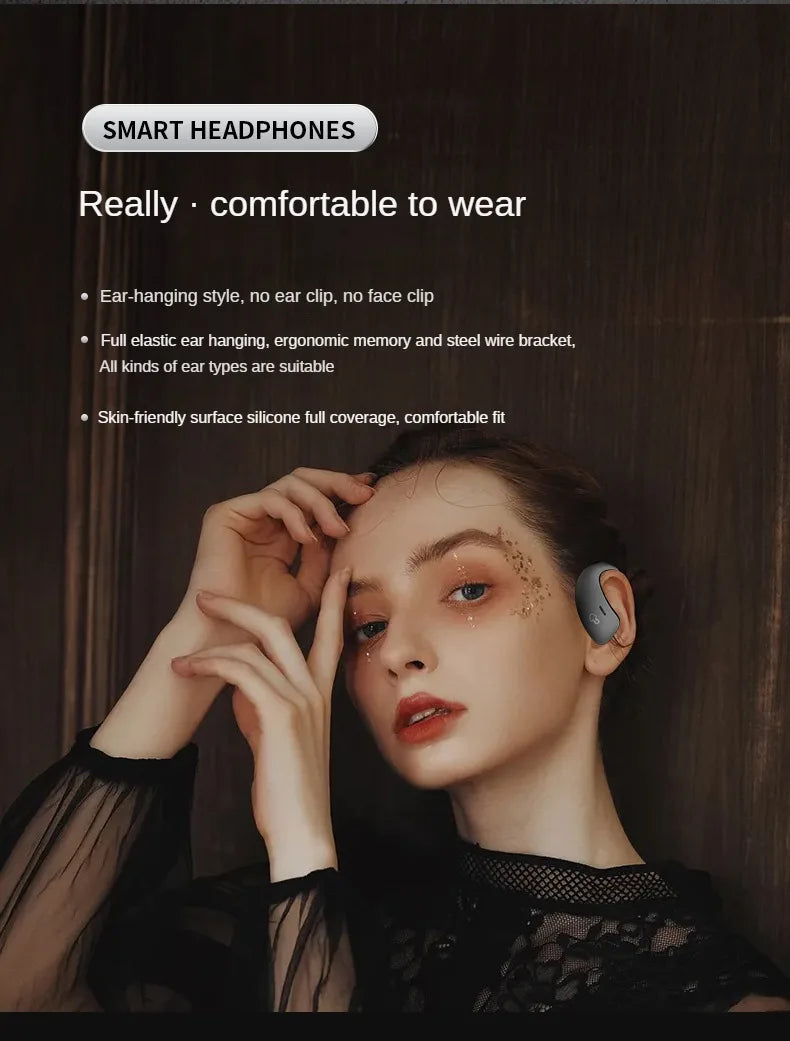 Bone Conduction Sports Bluetooth Headset | Waterproof Earbuds