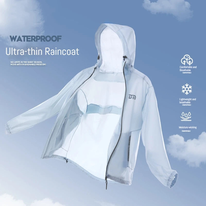 Lightweight Men's Motorcycle Raincoat | Outdoor Storm Protection