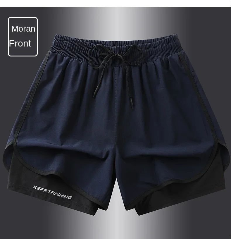 Men's & Women's Anti-Glare Double Layer Sports Shorts | Summer Style
