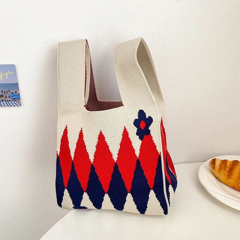 Stylish Women's Woven Tote Bag | Trendy Handbag & Gift Bag