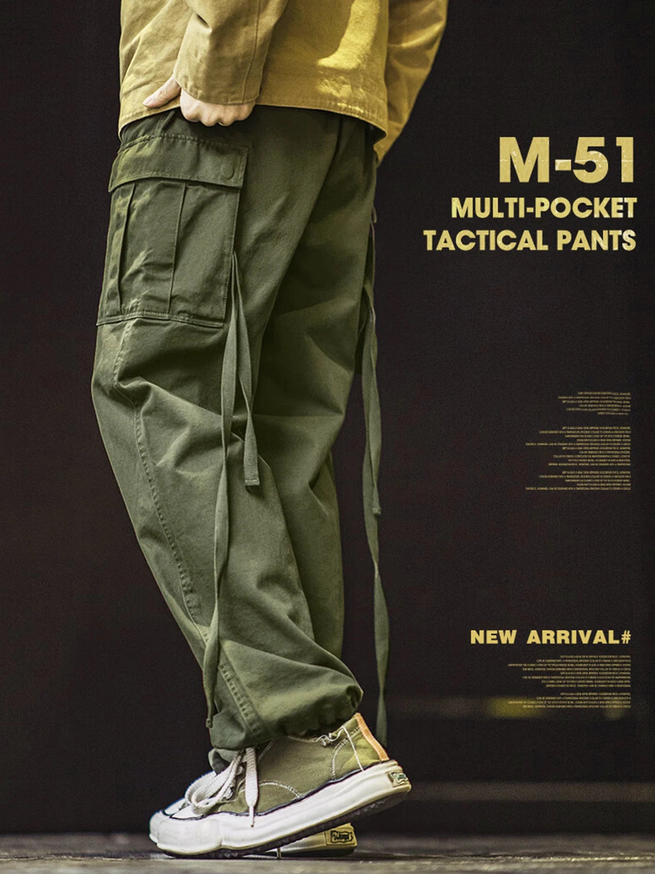 Men's Vintage Multi-Pocket Tactical Cargo Pants | All-Season Comfort