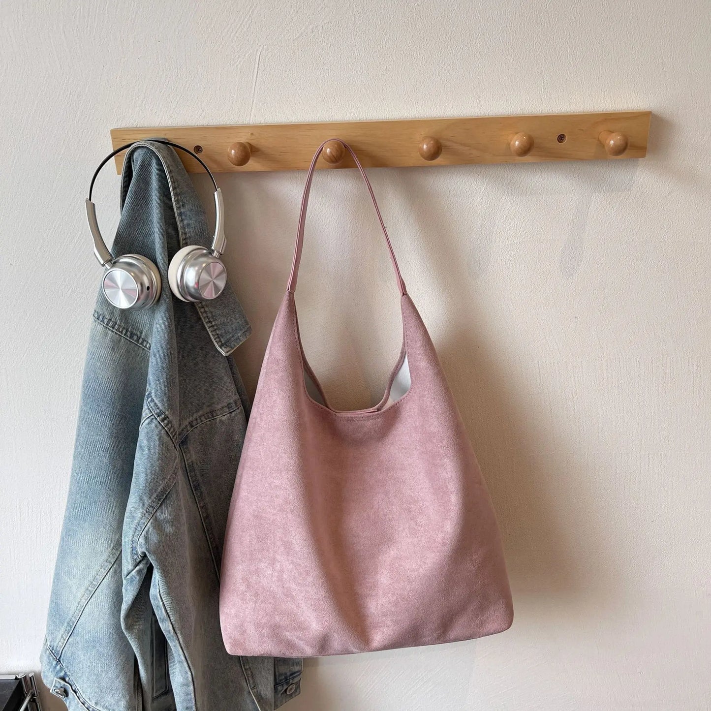 Stylish Winter Suede Shoulder Bag | Large Capacity Crossbody Bag