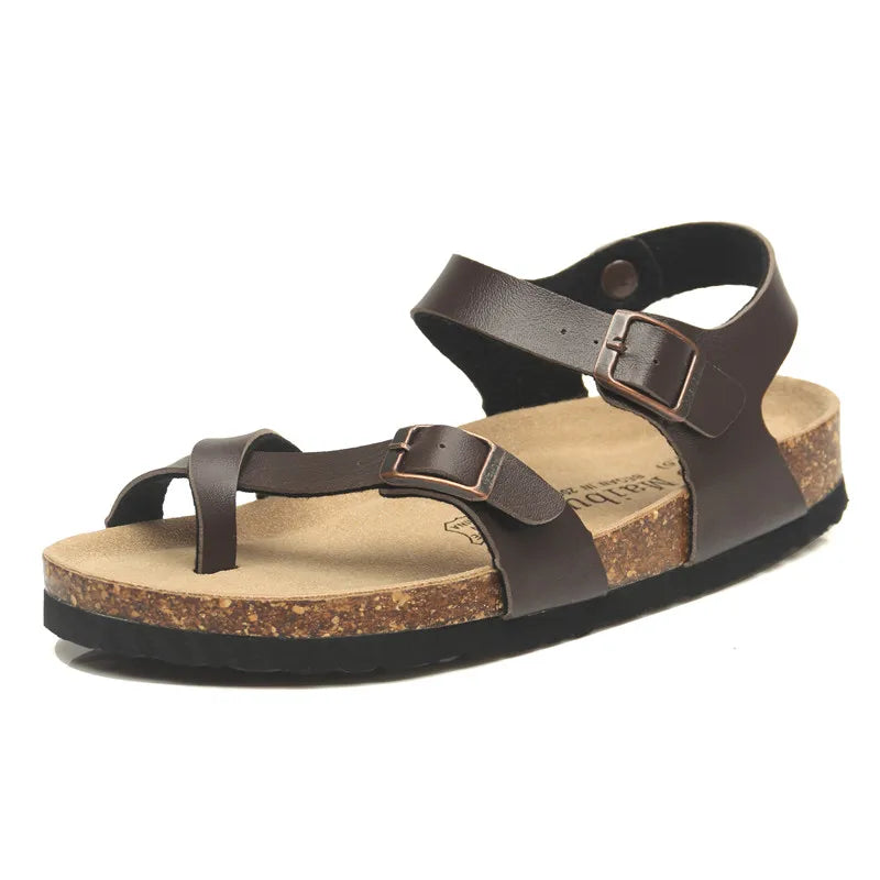 Fashion Casual Cork Sandals for Women | Summer Beach Gladiator Shoes