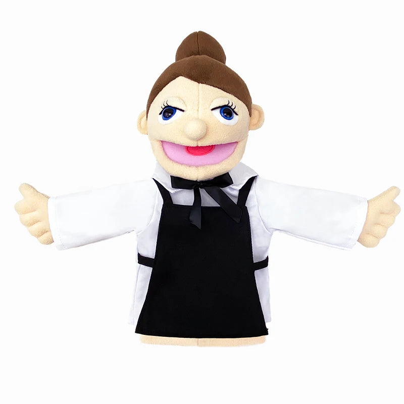 Cartoon Profession Series Plush Hand Puppets | Fun & Engaging Dolls