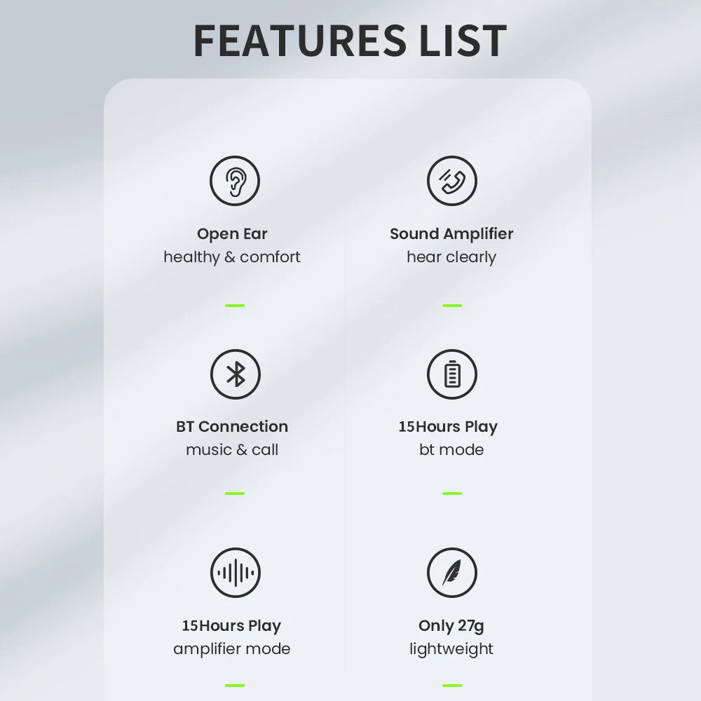 Bone Conduction Bluetooth Hearing Aid | Comfort & Clarity