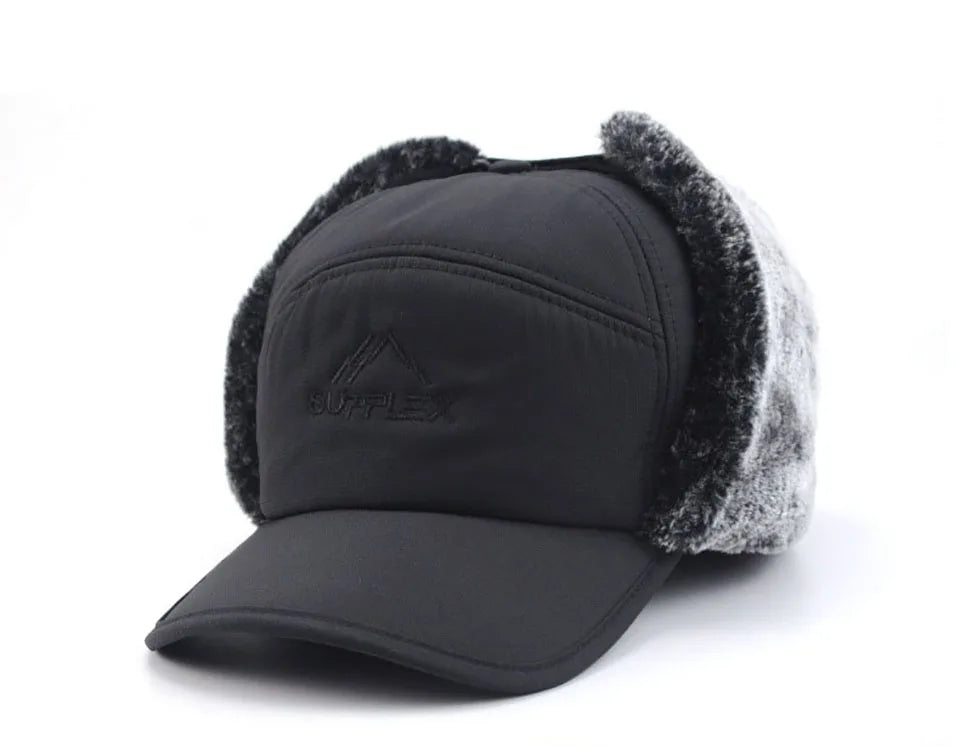 Unisex Thickened Velvet Winter Hat | Warm and Windproof Bomber Cap