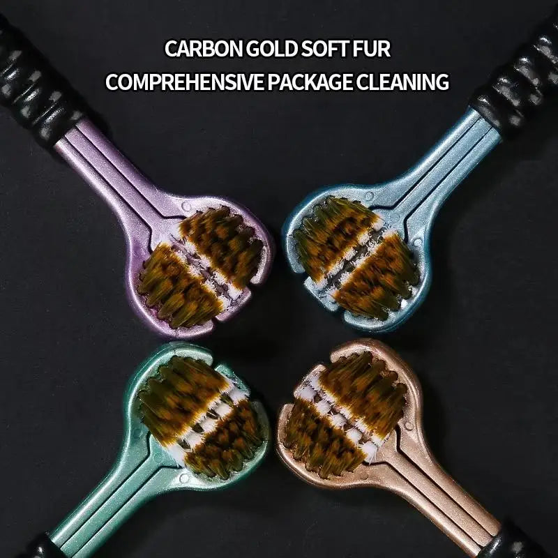 New 1PCS/2PCS/4PCS/8PC Three Sided Soft Bristled Toothbrush Adult Household Cleaning Gingival Protection Advanced Toothbrush
