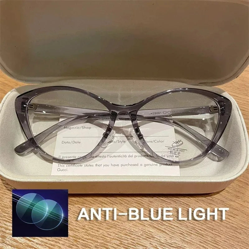 Trendy Cat Eye Reading Glasses for Women | Stylish Anti Blue Light Eyewear