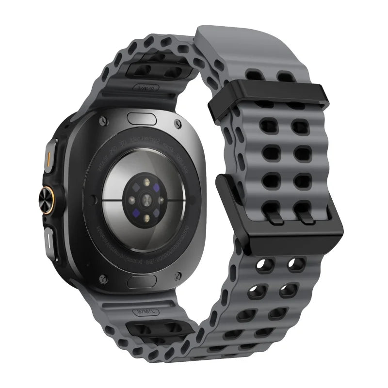 Silicone Sports Strap for Galaxy Watch | Breathable Marine Band