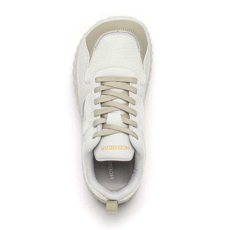 Unisex Wide Toe Sneakers | Comfortable Lace Up Walking Shoes
