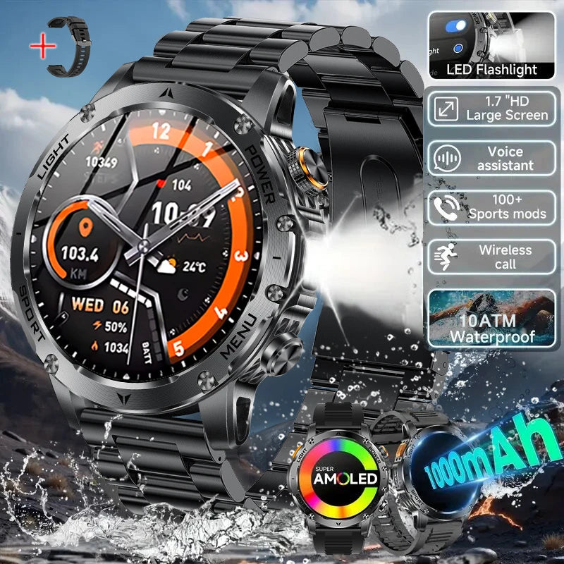 Rugged Military Smart Watch with GPS | Ultimate Fitness Tracker