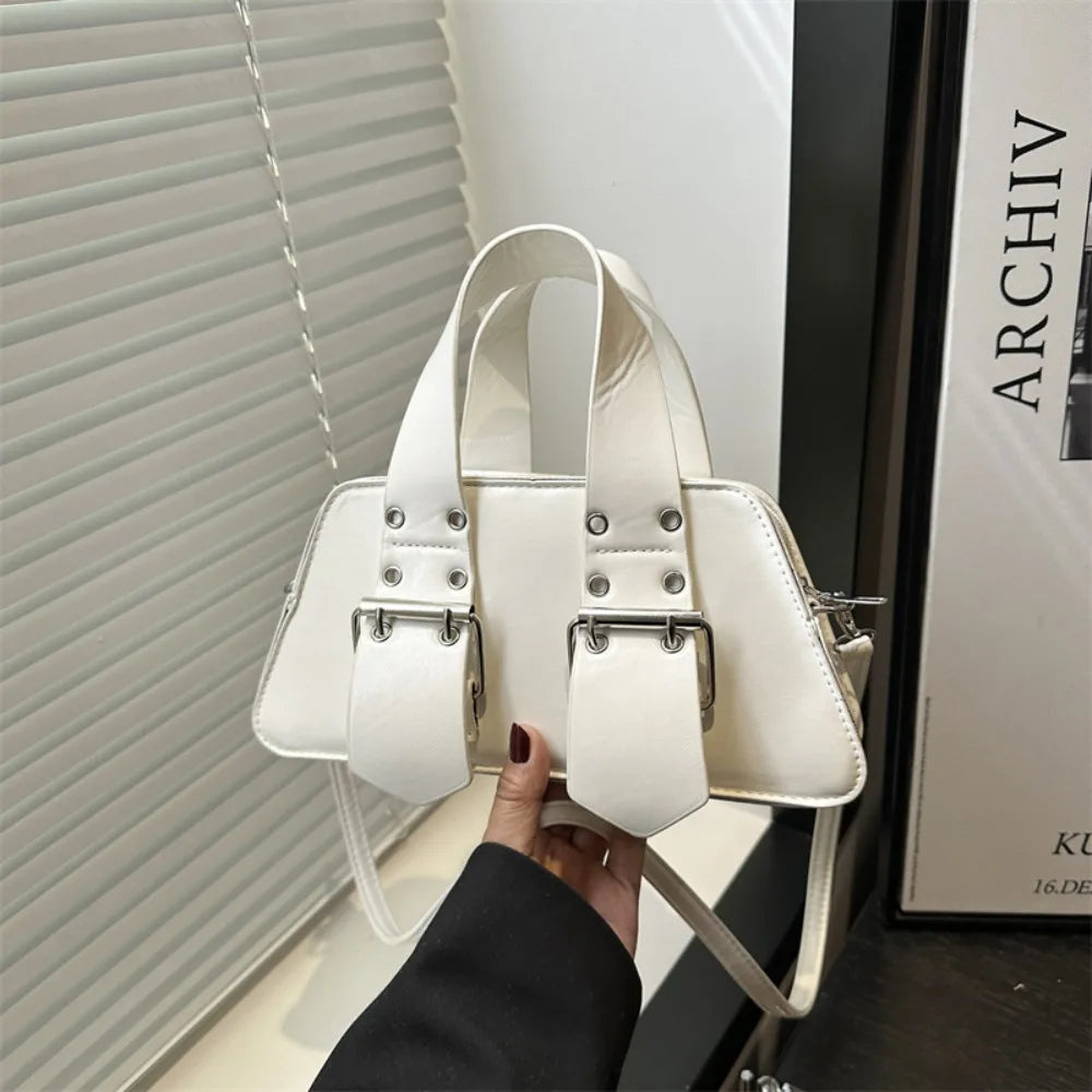 Vintage Gothic Cross Body Bag | Retro PU Leather Handbag