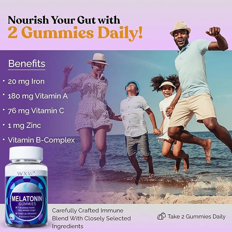 Vegetarian Melatonin Gummies | Sleep-Inducing Natural Support