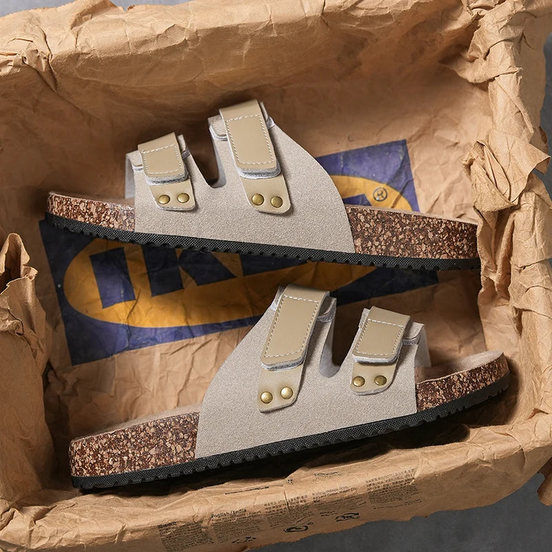 Men's Sandals, Fashionable and Versatile Casual Sandals for Couples, Suitable for Walking and Leisure, Suitable for Indoor and Outdoor Use, Beach-Friendly, Unisex, Suitable for All Seasons