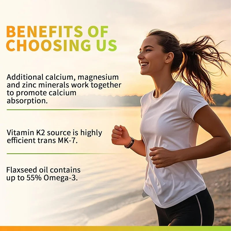 Plant-Based Vitamin D3 & K2 Gummies for Strong Bones and Heart Health