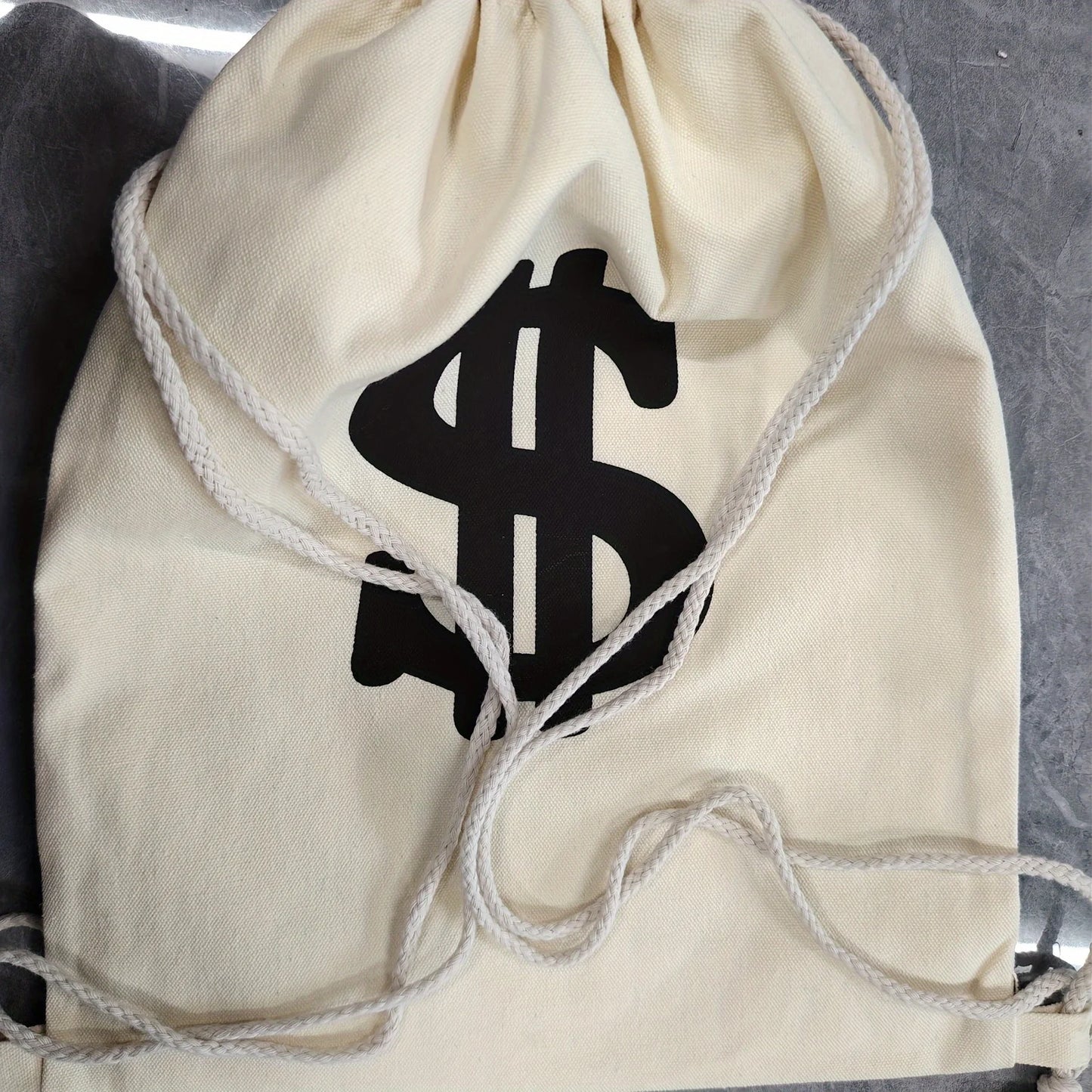 Reusable Dollar Sign Money Bag | Ideal for Gifts & Decor