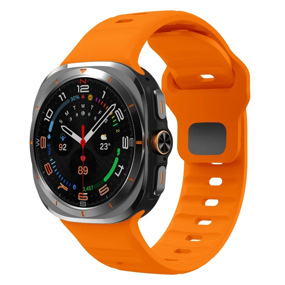 Silicone Sports Watch Strap | Durable Replacement Watch Band