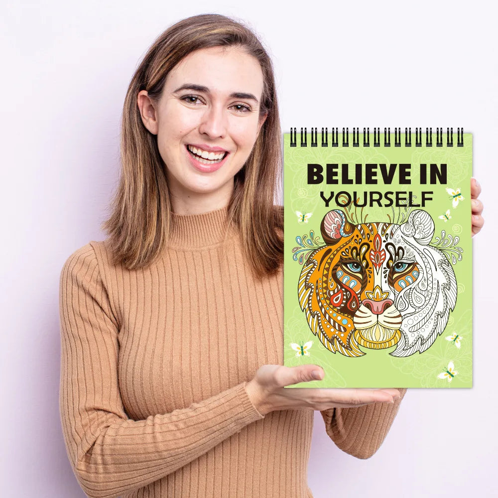 Relaxing Adult Coloring Book | Fun Animal Graffiti Designs