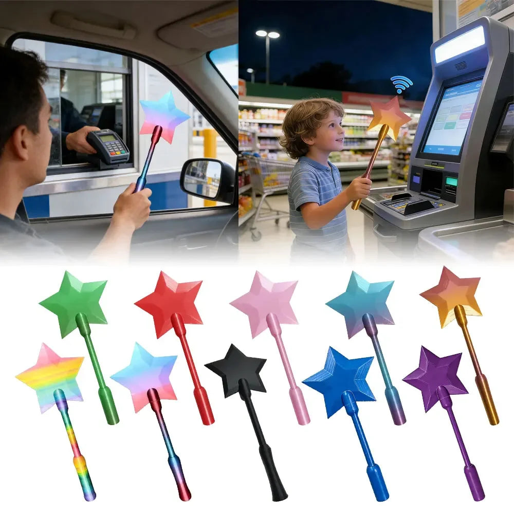 3D Star Shaped NFC Credit Card Cover | Fun & Stylish Payment Accessory