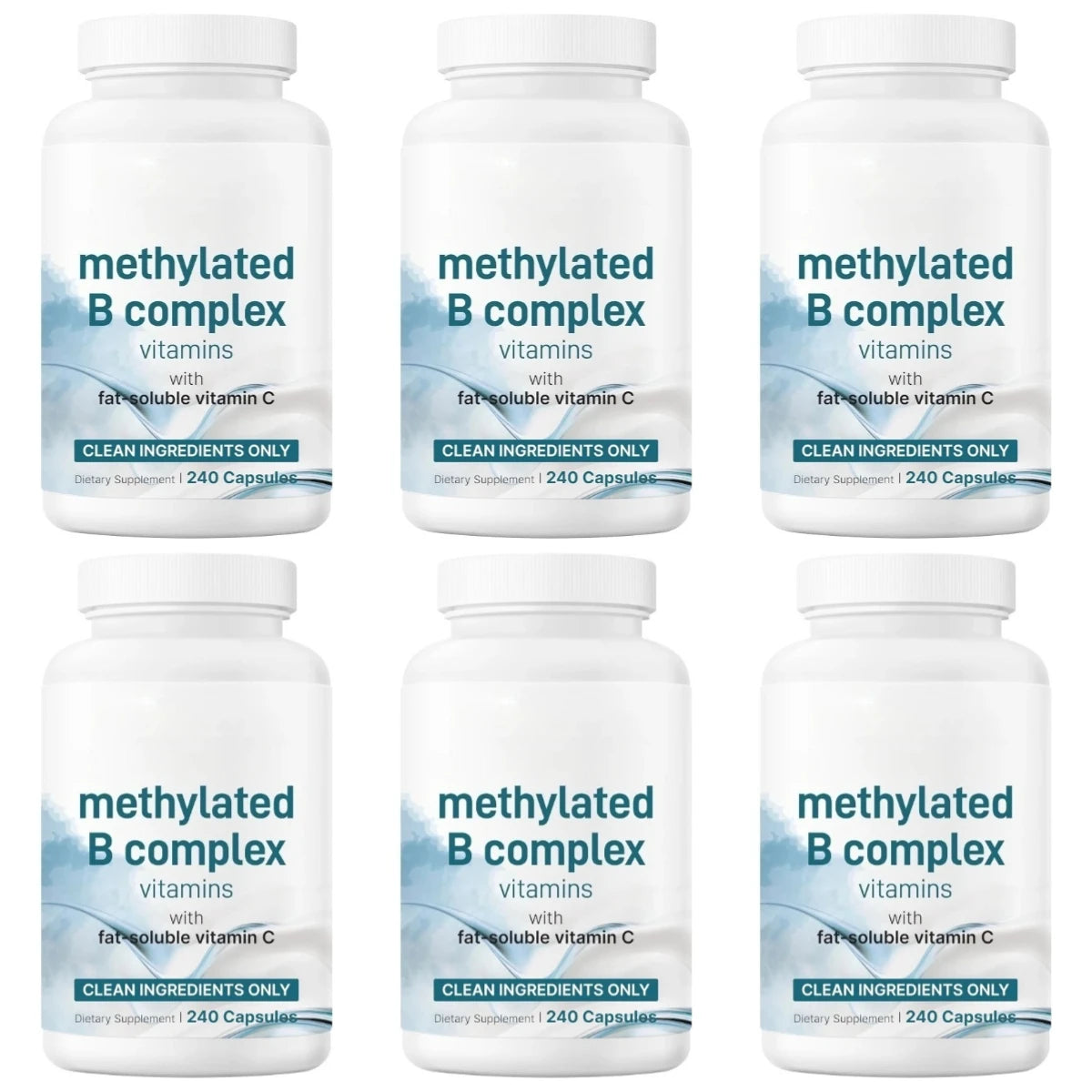 Methylated B Complex Capsules for Energy & Neurological Health